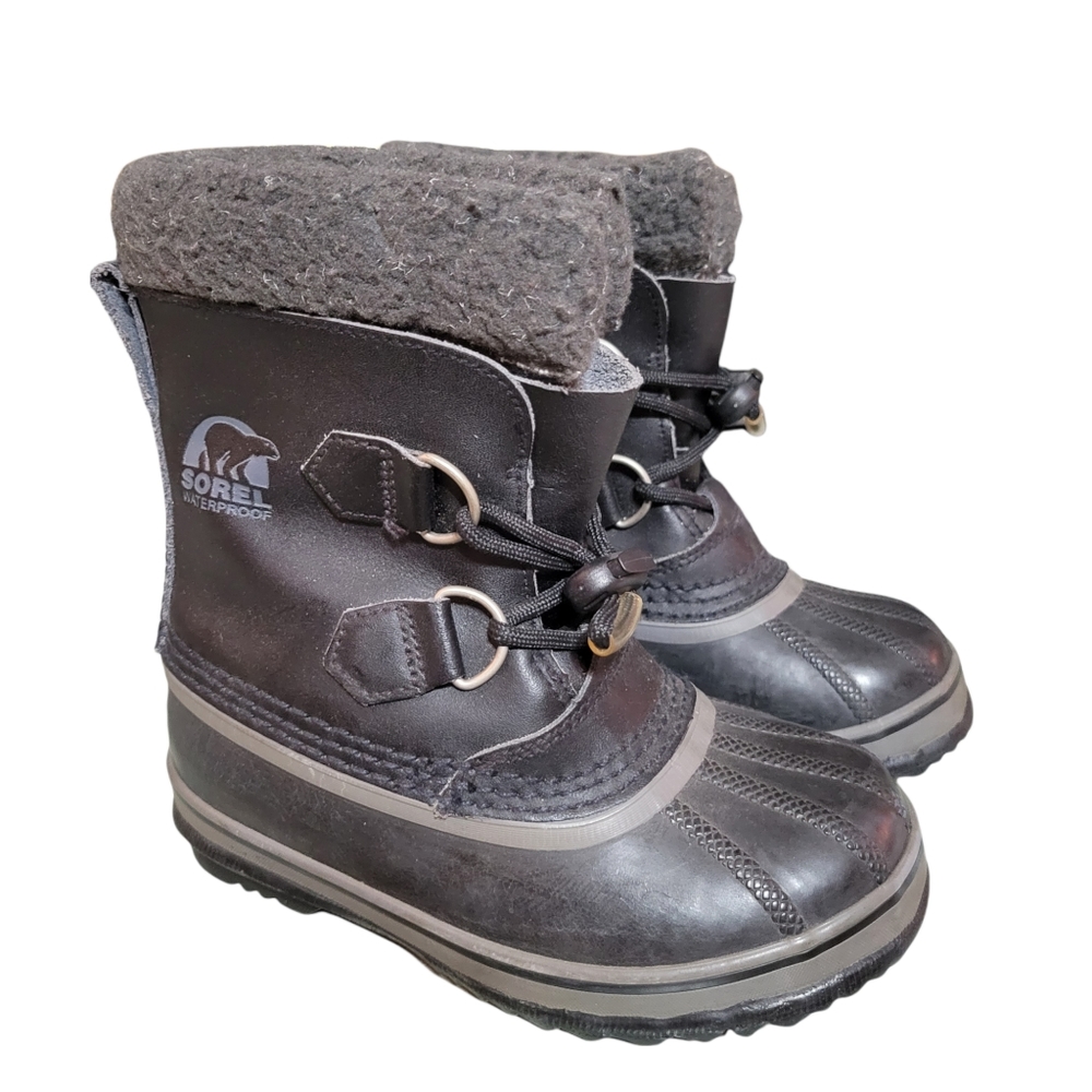Sorel Black Waterproof Winter Snow Boots  Size 12